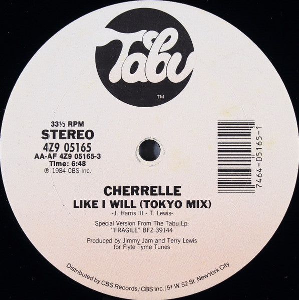 Cherrelle – Like I Will (Tokyo Mix)