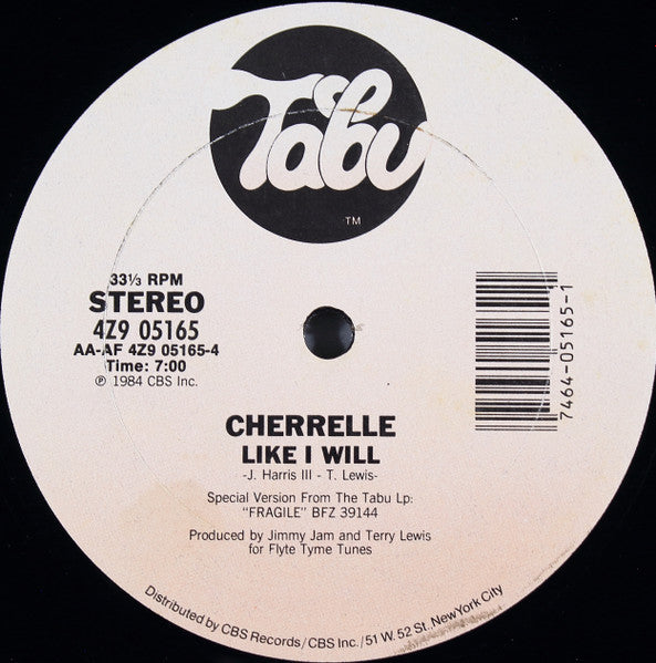 Cherrelle – Like I Will (Tokyo Mix)