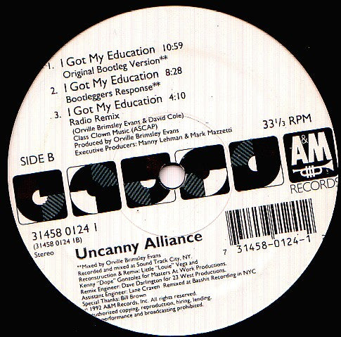 Uncanny Alliance – I Got My Education